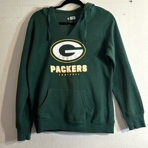 Women’s NFL  vintage style Rare Green Bay pullover hoodie